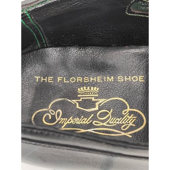 Florsheim Men's Imperial Black Oxford Single Strap Dress Shoes Size 8.5D US - Picture 10 of 10